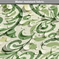 thumbnail image 5 of Green Dog Crate Cover, Swirled Curly Abstract Leaves with Damask Influences Ornate Vintage, Easy to Use Pet Kennel Cover for Medium Large Dogs, 35" x 23" x 27", Pale Green Fern Green, by Ambesonne, 5 of 6