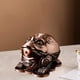 thumbnail image 4 of Cenicero de sapo con tapa, resistente al viento, para escritorio y interior Bronce rojo, 4 of 8