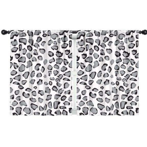 Blackout Kids Curtains,Leopard Print Childrens Insulated Curtains Set Of 2,Bedroom Essentials,Toddler Room Decor 42"x54"(106x137cm)