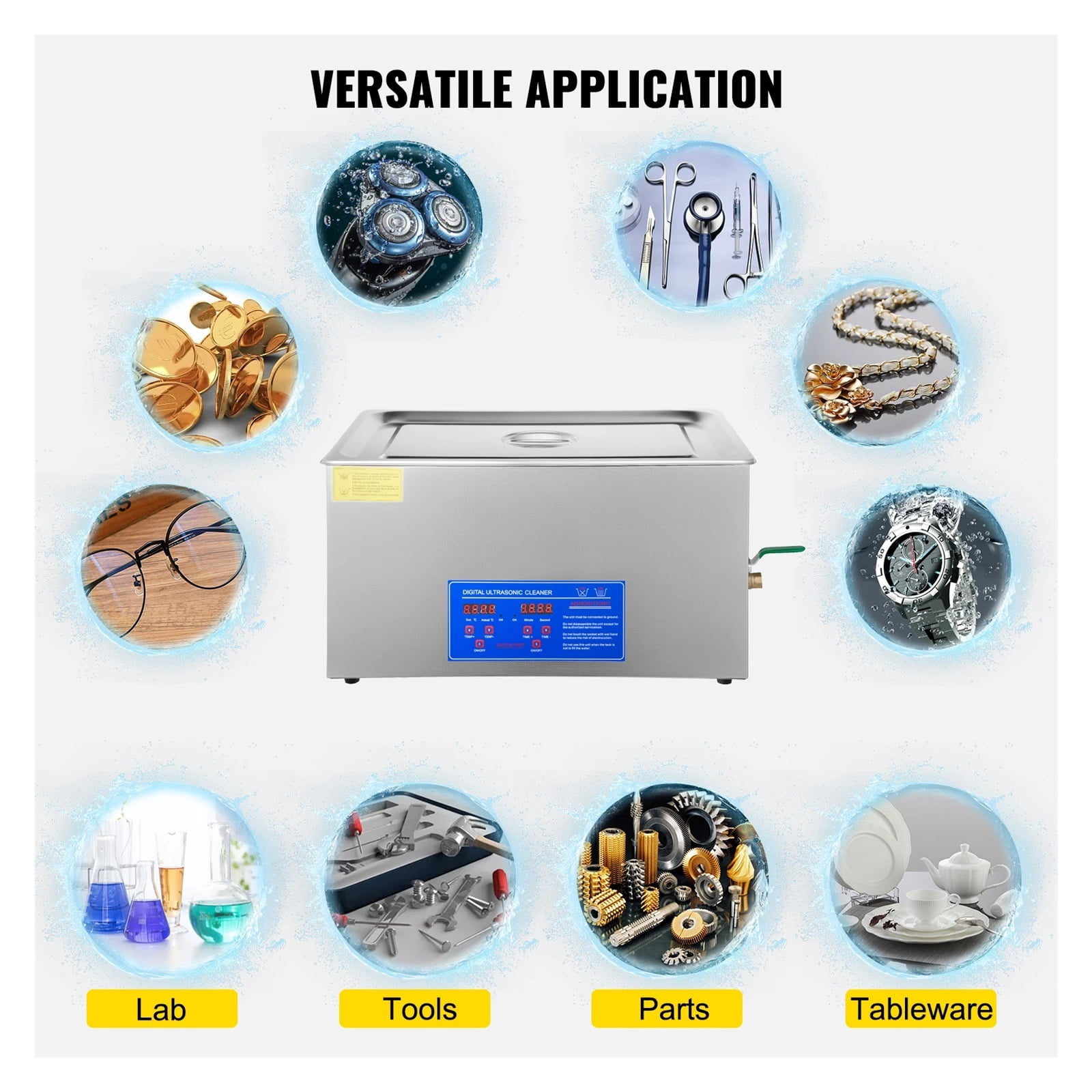 1.3L 2L 3L 6L 10L 15L 22L 30L Ultrasonic Cleaner Lave-Dishes Portable Washing Machine Diswasher Ultrasound Home Appliances