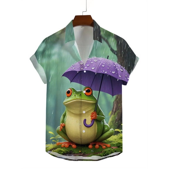 Men's Fashion Lapel Pattern Shirt
