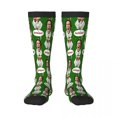 thumbnail image 4 of Calcetines con diseño de Papá Noel, accesorios para mujer y hombre, calcetines de vestir flexibles, 4 of 4