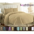 thumbnail image 5 of Neutral Solid Color 3-Piece Duvet Cover Set by Southshore Fine Linens, 5 of 6