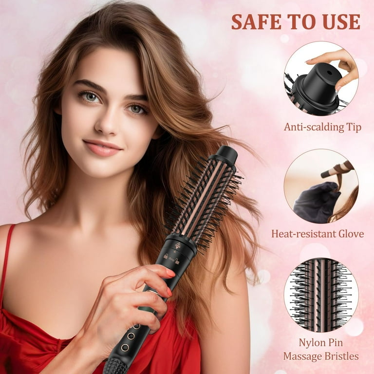 Curling wand with bristles discount