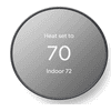 Open Box Google Nest Smart Programmable Wifi Thermostat - Charcoal GA02081-US