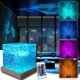 thumbnail image 1 of Proyector de luz de olas del océano Vita RGB con aurora boreal y control remoto, 1 of 9