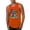 Orange, variant on Colorful Majestic Neon Atric Wolf | Dean Russo Art Animal Lover Mens Sleeveless Top, Orange, S