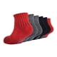 thumbnail image 4 of Pack múltiple de calcetines Under Armour para niños de 4 a 6 años, color rojo, 4 of 5
