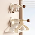thumbnail image 2 of TTJ Door Hooks Over Door Hooks Hanger Storage Rack Non Perforated Retractable Balcony Wall Mounted Multifunctional Sorting Rack Household Drying Rack Storage Rack, 2 of 9