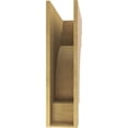 thumbnail image 4 of 8"W x 32"D x 32"H Thin Mediterranean Rough Cedar Woodgrain TimberThane Corbel, Primed Tan, 4 of 6