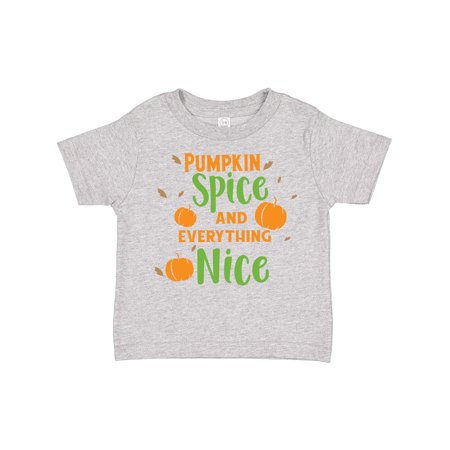 

Inktastic Pumpkin Spice and Everything Nice Fall Autumn Boys or Girls Toddler T-Shirt