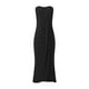 thumbnail image 5 of Vestido informal sin tirantes, liso y con bajo irregular para mujer - Sin mangas, poliéster, primavera/otoño/invierno - Disponible en tallas S-XXL, 5 of 6