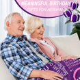 thumbnail image 4 of 100 Birthday Decorations, 100th Birthday Gifts for Women, Gift for 100 Year Old Female,100th Birthday Gifts Ideas for Grandma, Mom, Friend, Wife, Blanket (50 X 60 Inches), 4 of 6