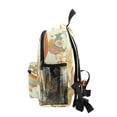 thumbnail image 4 of FORMRS School Backpack with Front Zippered Pocket 12" Student Travel Daypack, Beige Clouds, 4 of 6