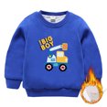 thumbnail image 1 of Chandail à Capuchon et Chandails en Molleton pour Filles Chandail pour Enfants Col Rond Manches Longues Idéal pour l'Hiver, 1 of 2