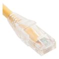 thumbnail image 1 of ICC ICC-ICPCSP14YL 14 ft. CAT5E Clear Boot Patch Cord, Yellow, 1 of 2