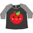 thumbnail image 3 of Inktastic Smiling Apple Women's Plus Size T-Shirt, 3 of 5