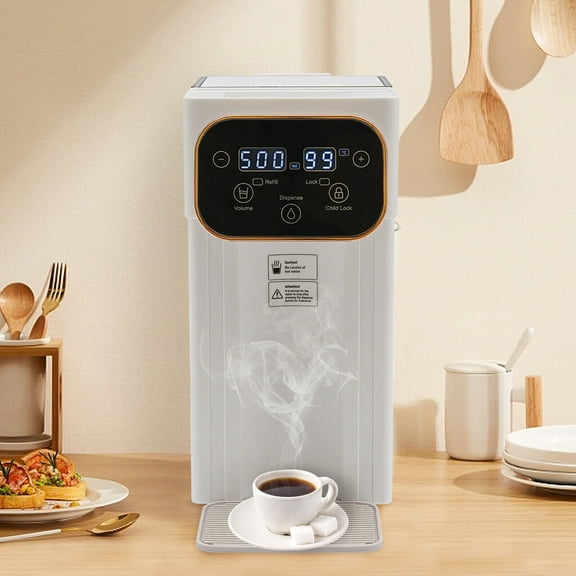 Instant Hot Water Dispenser with Filter, Countertop Water Dispenser, Water Dispenser with 12 Temperatures & 8 Volume Settings & Safety Lock