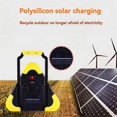 thumbnail image 5 of Emergency Triangular Warning Light Safety Emergency Breakdown Lamp Portable Solar Light for Camping, 5 of 5