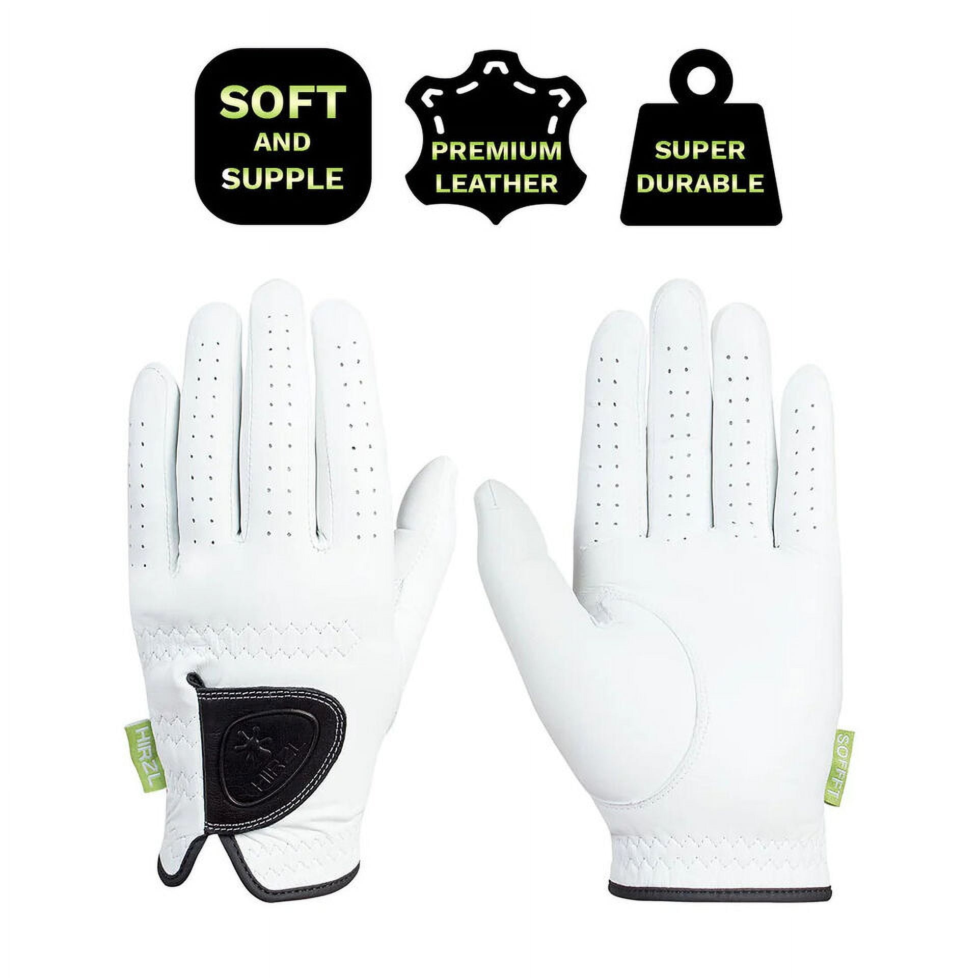 HIRZL SOFFFT Pure - White -Men Golf Gloves - Pro Golfer's Choice Gloves