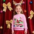 thumbnail image 3 of Kids Christmas Sweatshirt Boys Girls Merry Christmas Shirt Xmas Cotton Long Sleeve Tops for 9T, 3 of 8