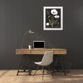 thumbnail image 3 of Schlabach, Sue 20x24 White Modern Wood Framed Museum Art Print Titled - White Poppy Chart, 3 of 4