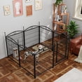 thumbnail image 2 of 32 inch 8 Panels Dog Playpen Indoor Pet Dog Fence Outdoor Exercise Pen with Doors for Dog Fence Puppy Pen, 2 of 6