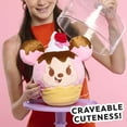 thumbnail image 5 of Disney Munchlings Squeeze-a-Munch Large Scented Strawberry Sundae Waffle Bowl Minnie Mouse 10" Plush, 5 of 7