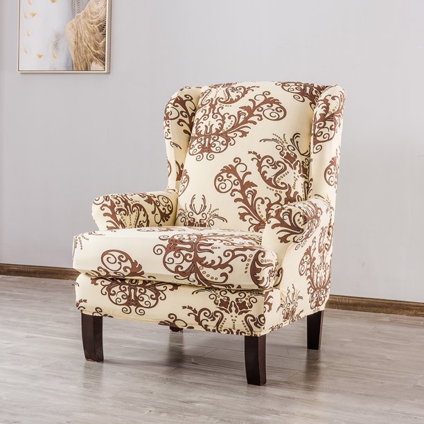 Floral Sofa Chair Covers Home Seat Footstool Cover Stretch Removable Slipcover Walmart Com Walmart Com