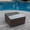 Brown, variant on COSIEST Outdoor Coffee Table,Brown PE Wicker & Tempered Glass Top for Patio/Deck