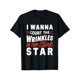 thumbnail image 2 of Camiseta divertida "Quiero contar las arrugas de tu estrella apestosa" - 100 % algodón, negra, tejido informal, lavable a máquina - Regalo perfecto para Halloween, Acción de Gracias y Navidad para hom, 2 of 7