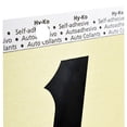thumbnail image 4 of número 1 de aluminio anodizado 11.5 x 6.5 cm, 4 of 4