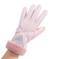 thumbnail image 1 of Guantes para mujer Invierno Pantalla táctil Mensajes de texto Teléfono Guantes a prueba de viento, 1 of 6