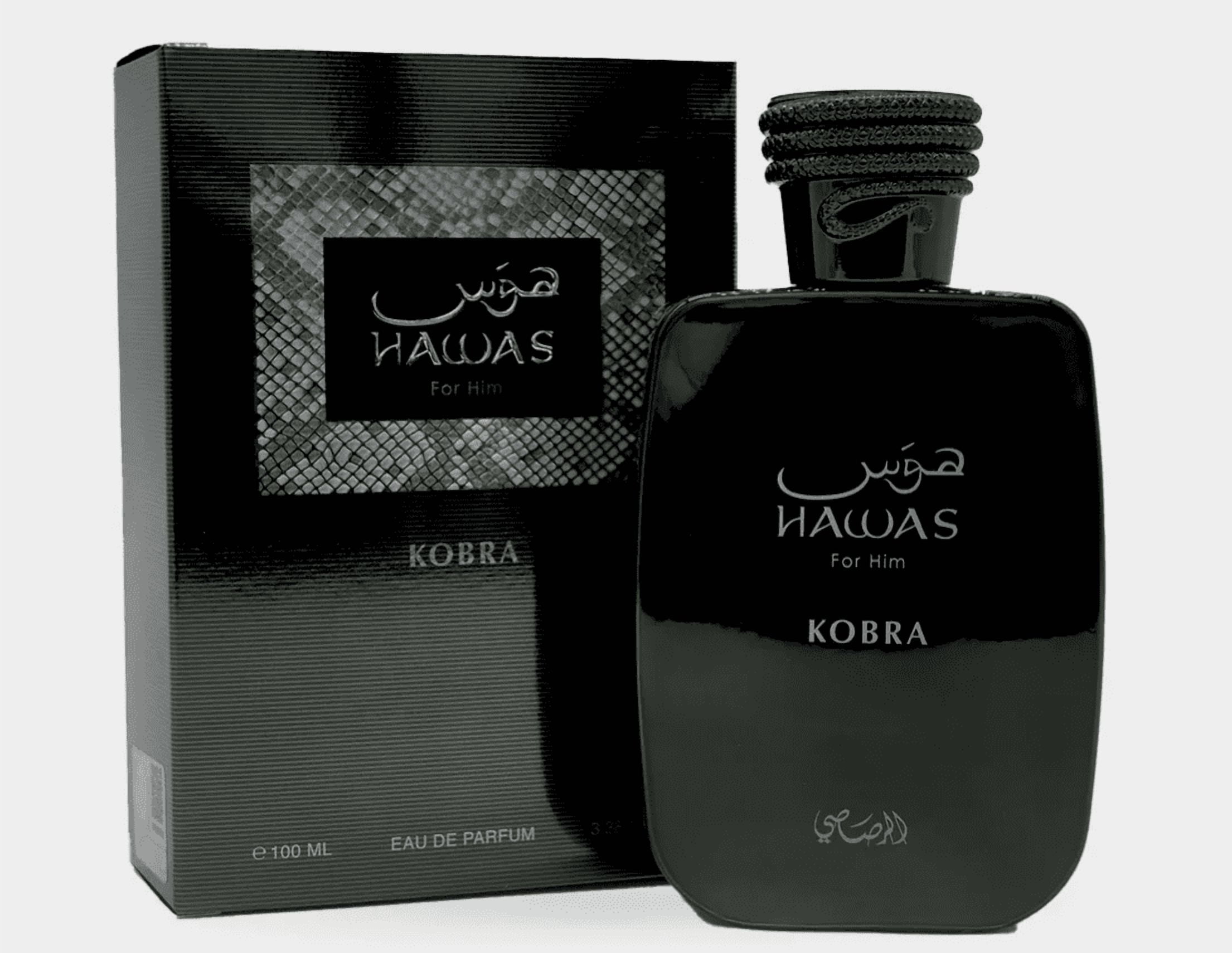 Rasasi Men's Hawas Kobra EDP Spray 3.4 oz Fragrances 614514331064