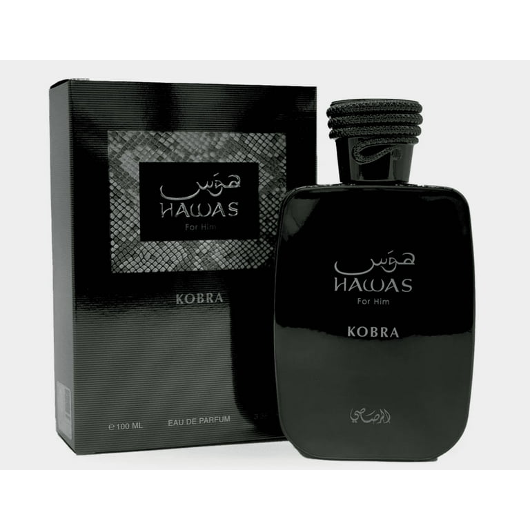 Rasasi Men's Hawas Kobra EDP Spray 3.4 oz Fragrances 614514331064