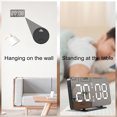 thumbnail image 3 of Despertador Led Reloj Digital Multifuncional Espejo Snooze Pantalla Hora Noche Lcd Mesa Luz Oficina Usb Cable Reloj Digital Minnieouse HA017130-00, 3 of 5