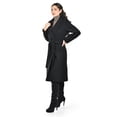 thumbnail image 2 of Abrigo largo con cinto Roman Fashion /Juvenil, 3013 (Negro) negro G, 2 of 6