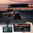 Dash Cam With Night Vision And Motion Sensor 4K Clear Dash Cam Front And Rear Dash Camera For Cars With WiFi G