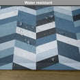 thumbnail image 6 of Ambesonne Slate Blue Place Mats Set of 4, Zigzag Twisty Lines, Standard Size, Dark Slate Blue, 6 of 6