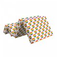 thumbnail image 2 of Pride Day Foldable Mattress, Heart Aquarelle Theme, 74.8" x 35.4", Hot Pink Azure Blue, by Ambesonne, 2 of 6