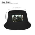thumbnail image 5 of Japanese Anime Girl Samurai Ninja Bucket Hat For Womens And Mens Outdoor Beach Fisherman Hat Sun Hat, 5 of 8