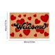 thumbnail image 3 of Valentines's Day Heart-shaped Entrance Mat Romantic Welcome Doormat Non-slipss Rug Suitable For Bathroom And Home Front Door Decoration 23.6x15.7 Inches, 3 of 6