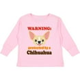 thumbnail image 3 of Inktastic Protected by a Chihuahua Boys or Girls Long Sleeve Toddler T-Shirt, 3 of 5