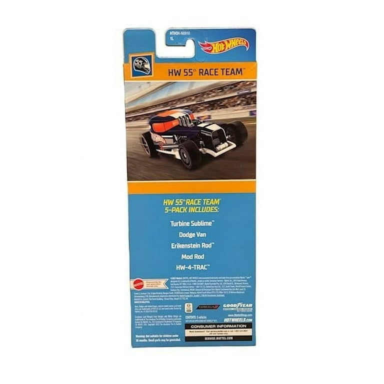 Hot Wheels HW 55th Race Team, 5 Pack - Walmart.com