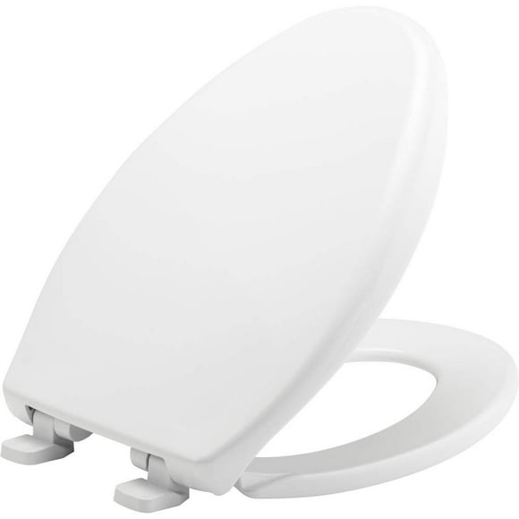 Asiento de inodoro Bemis 7900TDGSL, resistente, alargado, blanco
