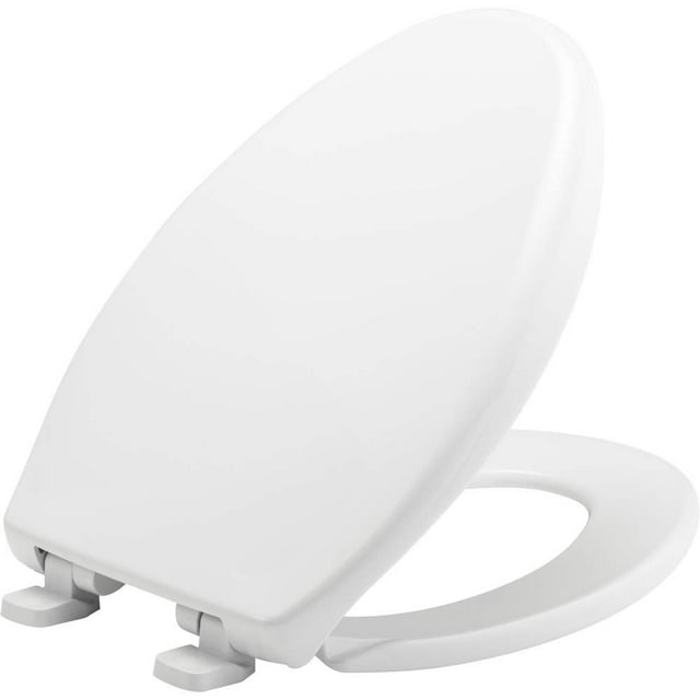 Asiento de inodoro Bemis 7900TDGSL, resistente, alargado, blanco
