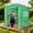 8x6 Clear Green, variant on EAGLE PEAK 8'x6' Portable Walk-in Greenhouse Instant Pop-up Fast Setup Indoor Outdoor Plant Gardening Greenhouse Canopy, Front and Rear Roll-up Zipper Entry Doors and 2 Large Roll-up Side Windows