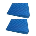 thumbnail image 1 of Colaxi 2Pcs Squat Wedge Block Calf Stretcher Riser Block Anti Slip Exercise Foot Incline Board Squat Ramp for Home Gym Pushup Pilate blue, 1 of 7