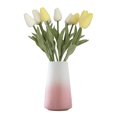 thumbnail image 2 of Vase Ceramics Wide Mouth Solid Color Minimalism Style Artificial Flowers Matte Home Decor Flower Pot, 2 of 17