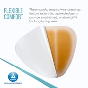 Dynarex DynaDerm Hydrocolloid Dressings, Sterile Moist Bandages Used for Sacral Wounds, 6 x 7, Latex-Free, Peel-Down Patches - 1 Case, 12 Boxes of 5 Dressings